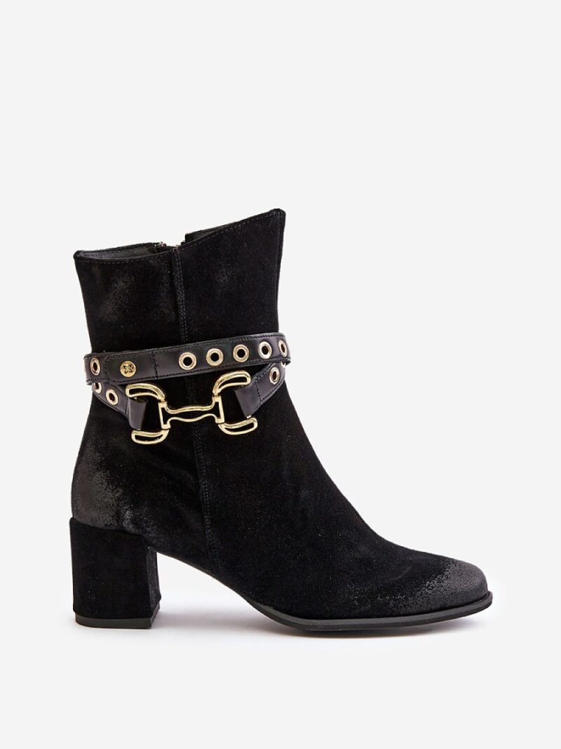 Botki Model Maciejka 06679-01 Black - Step in style - obrazek 2