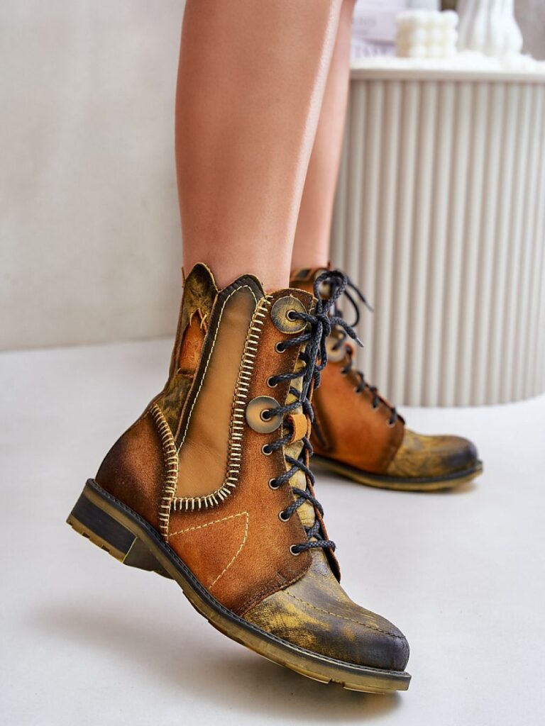 Botki Model Maciejka 06719-07 Yellow - Step in style