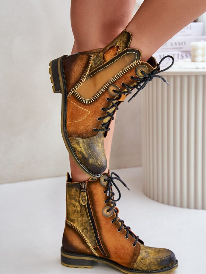 Botki Model Maciejka 06719-07 Yellow - Step in style - obrazek 3