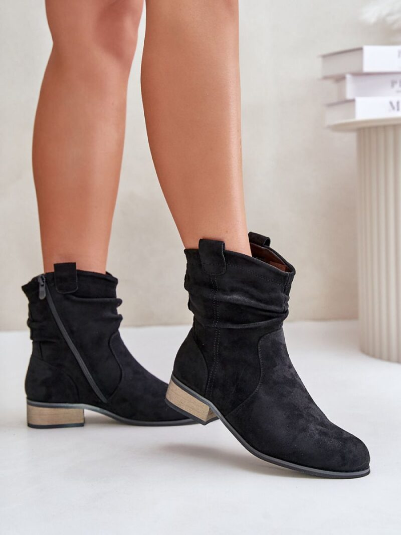 Botki Model Elletinnia 24BT02-3046 Black - Step in style - obrazek 3