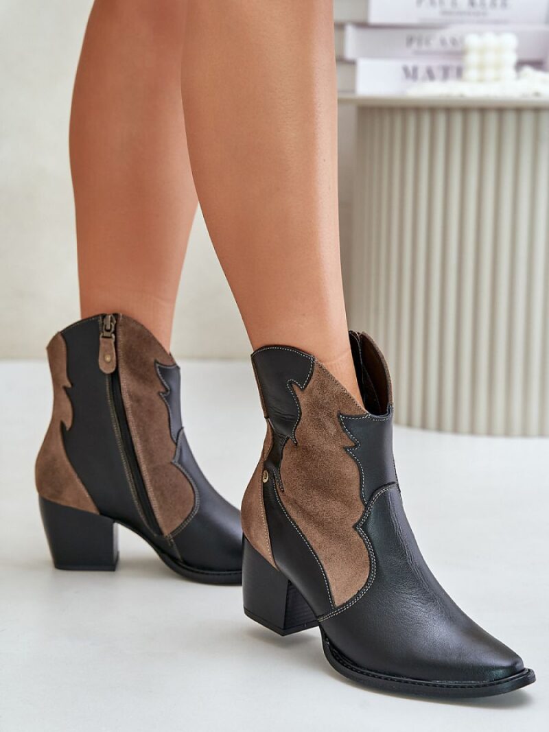Botki Model Maciejka 06694-02 Brown - Step in style - obrazek 3