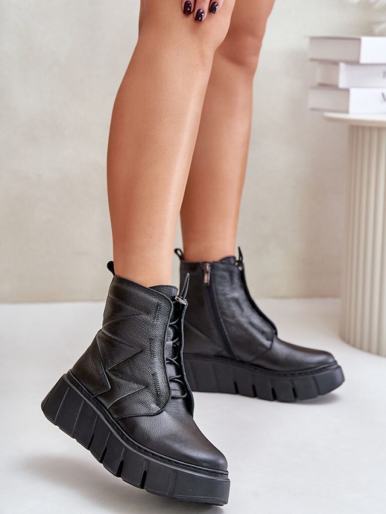 Botki Model Zazoo 60472 Black - Step in style