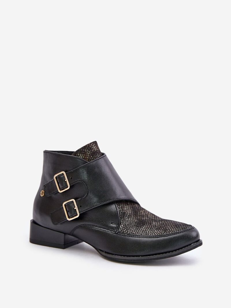 Botki Model Maciejka 06696-01 Black - Step in style - obrazek 2
