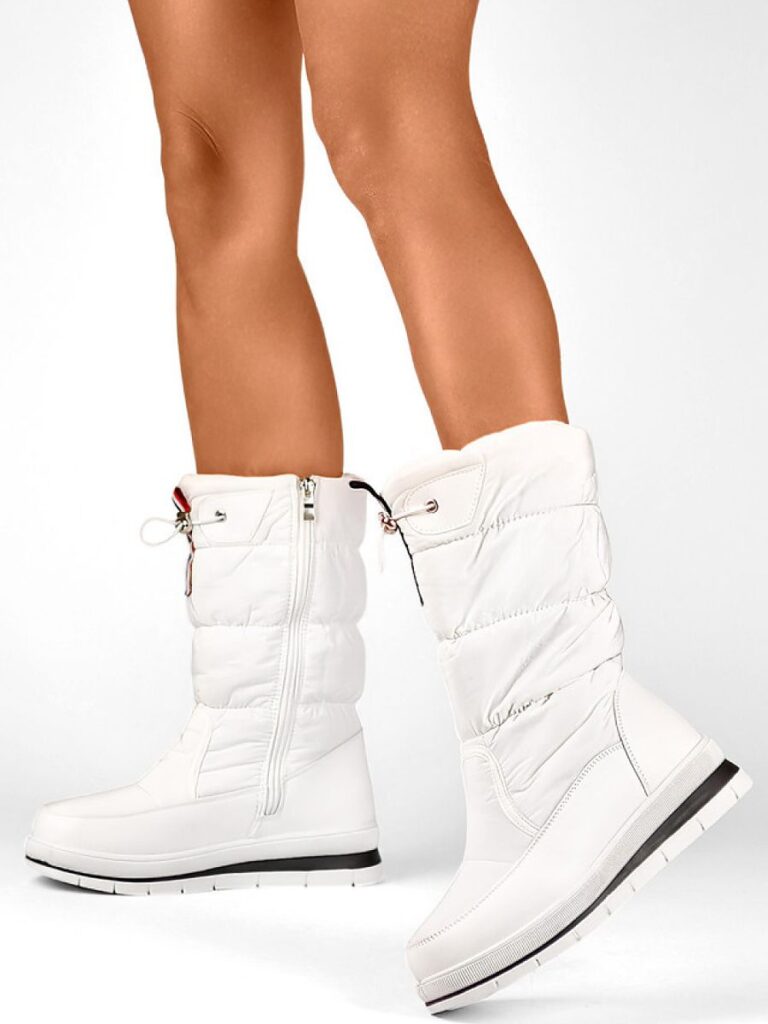 Śniegowce Model 8302W White - PRIMO