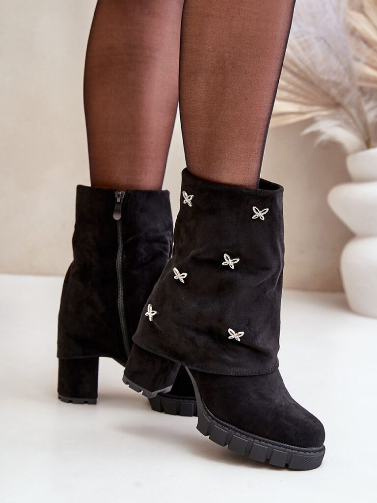 Botki Model Esadora 168-581 Black - Step in style