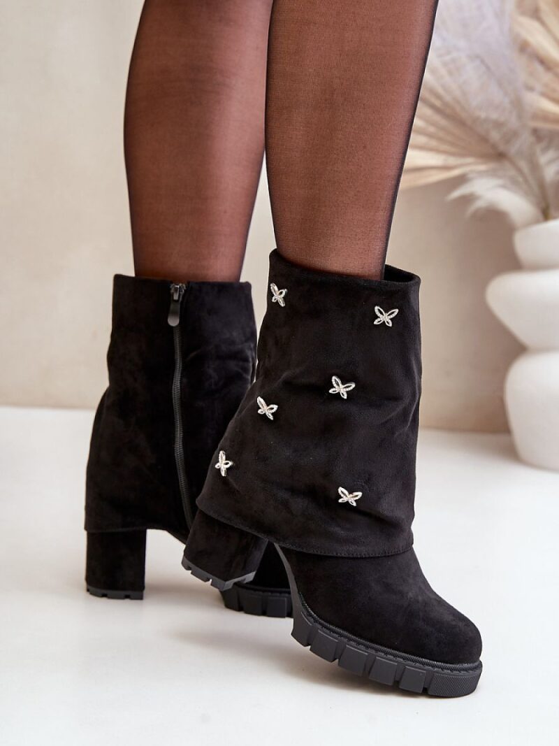 Botki Model Esadora 168-581 Black - Step in style