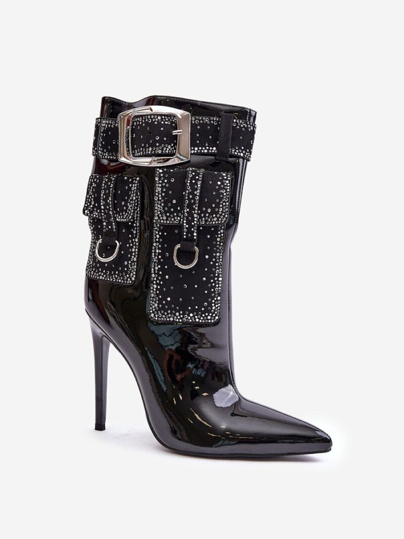 Botki Model 77-CD Black - Step in style - obrazek 2