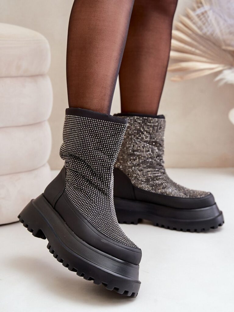Śniegowce Model Avivina C-274 Black - Step in style
