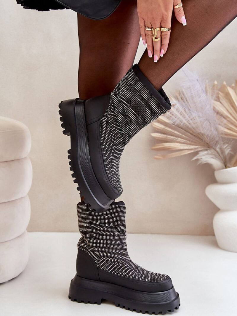 Śniegowce Model Avivina C-274 Black - Step in style - obrazek 3