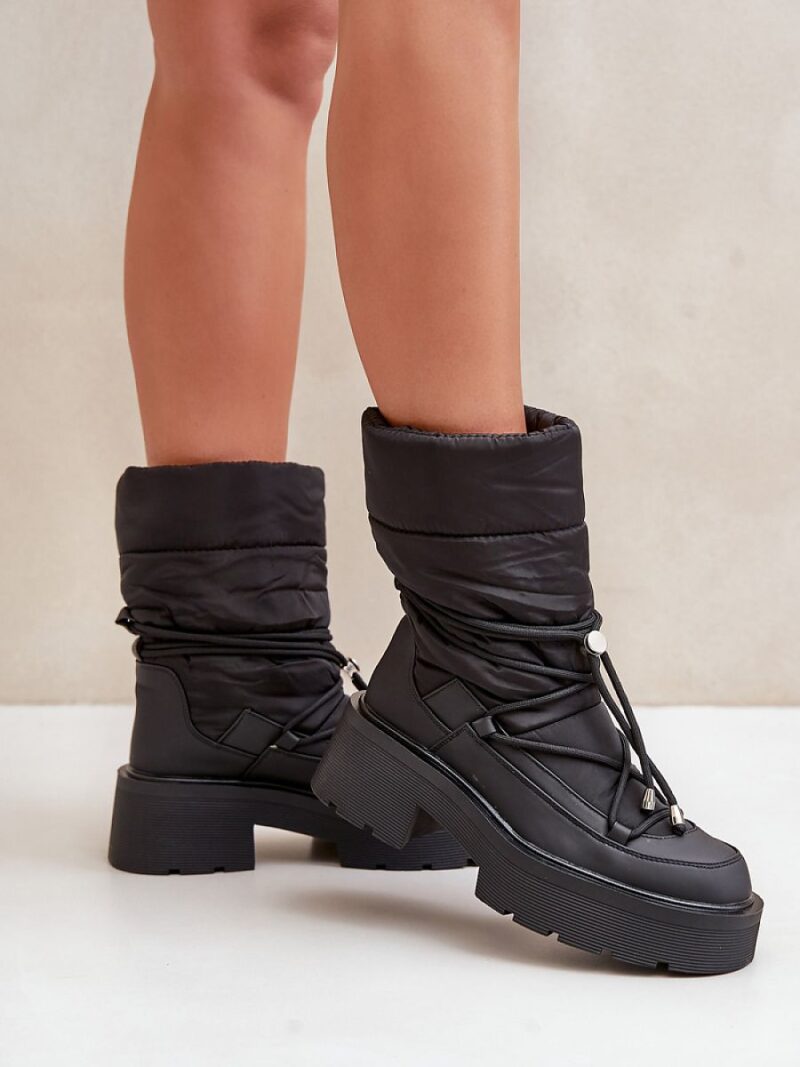 Śniegowce Model Seandriel C-319 Black - Step in style - obrazek 3