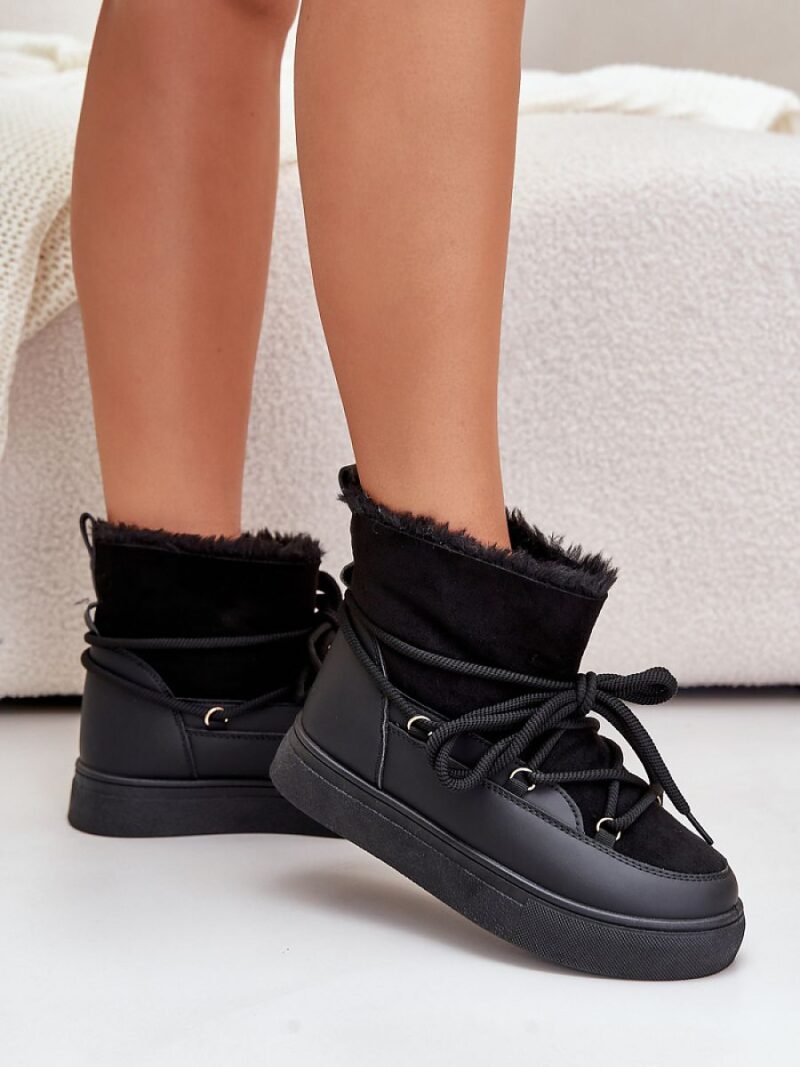 Śniegowce Model Aziara 8933 Black - Step in style - obrazek 3