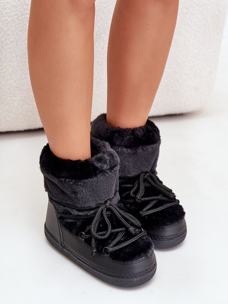 Śniegowce Model Silvara 8139 Black - Step in style - obrazek 3