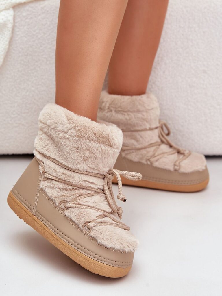 Śniegowce Model Silvara 8139 Beige - Step in style