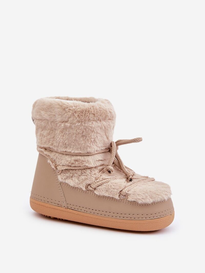 Śniegowce Model Silvara 8139 Beige - Step in style - obrazek 2