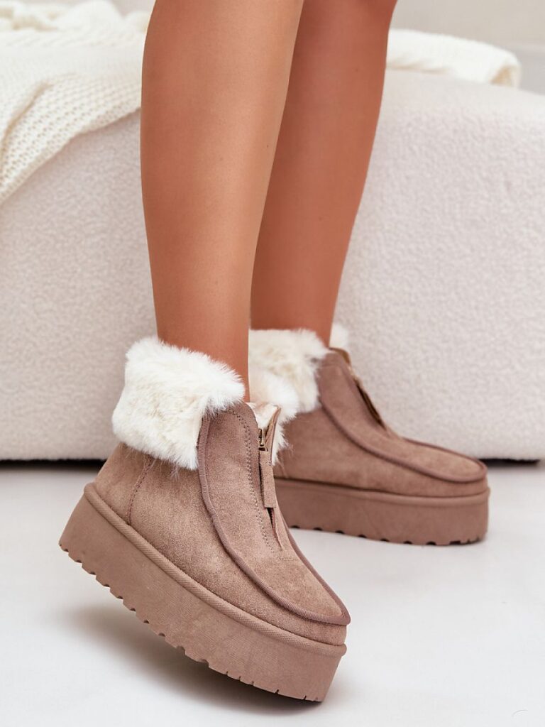 Śniegowce Model Filiala 24891 Dark Beige - Step in style
