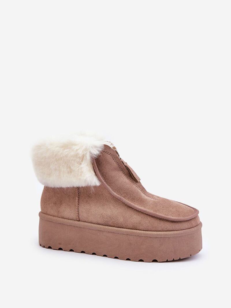 Śniegowce Model Filiala 24891 Dark Beige - Step in style - obrazek 2