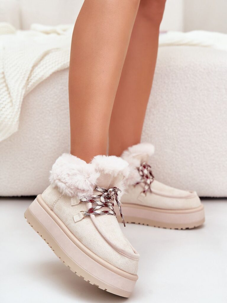 Śniegowce Model Neathren C3016 Light Beige - Step in style