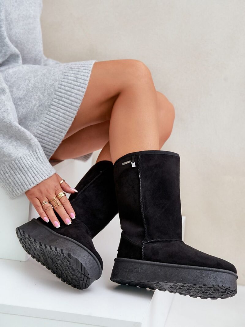 Śniegowce Model Big Star OO274895 Black - Step in style - obrazek 3