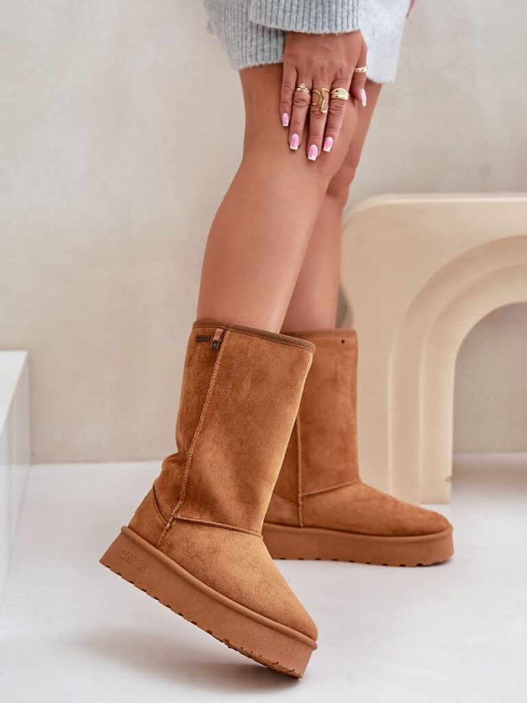 Śniegowce Model Big Star OO274893 Camel - Step in style