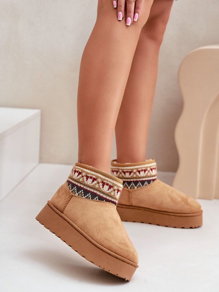 Śniegowce Model Avatharia 20226-4B Camel - Step in style