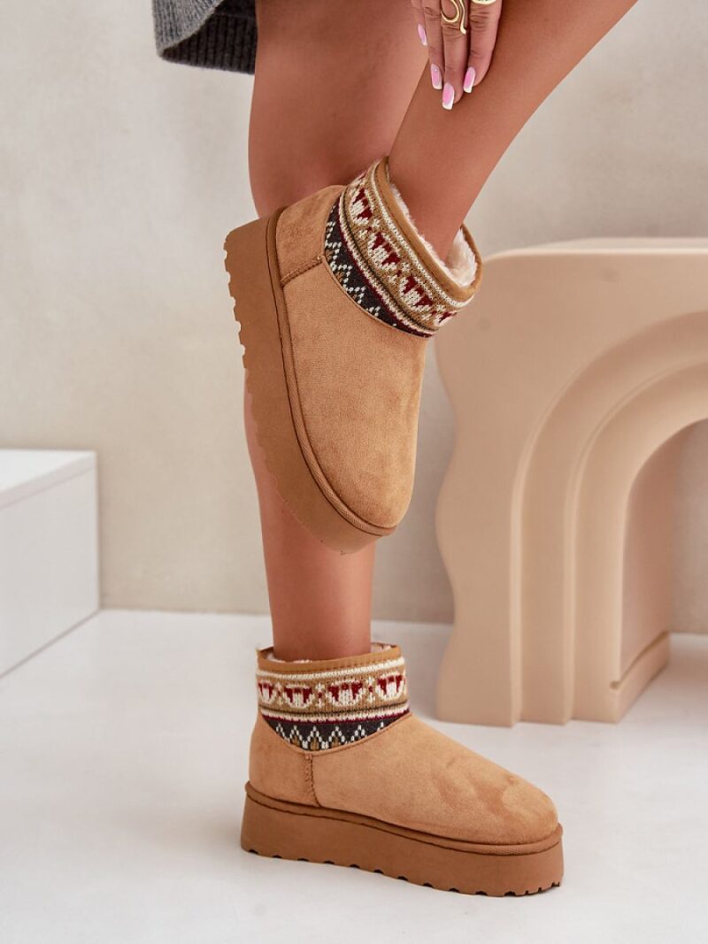 Śniegowce Model Avatharia 20226-4B Camel - Step in style - obrazek 3