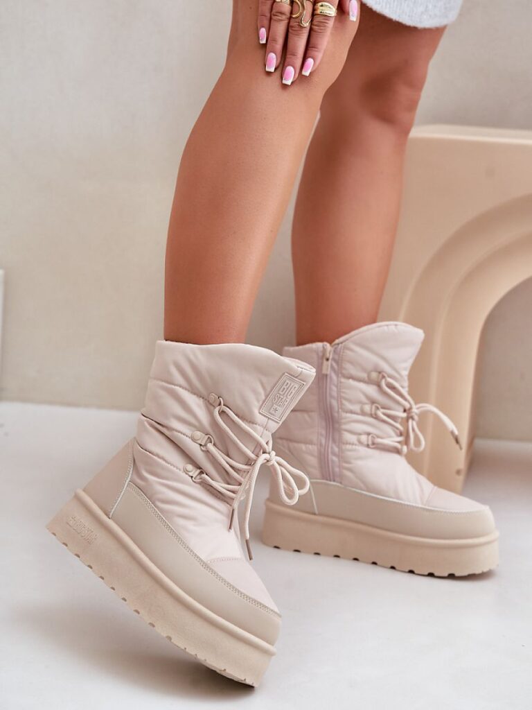 Śniegowce Model Big Star OO274885 Beige - Step in style
