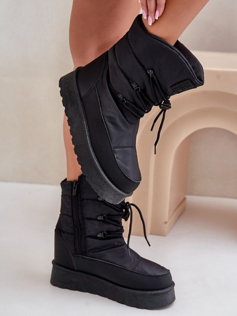 Śniegowce Model Big Star OO274884 Black - Step in style - obrazek 3
