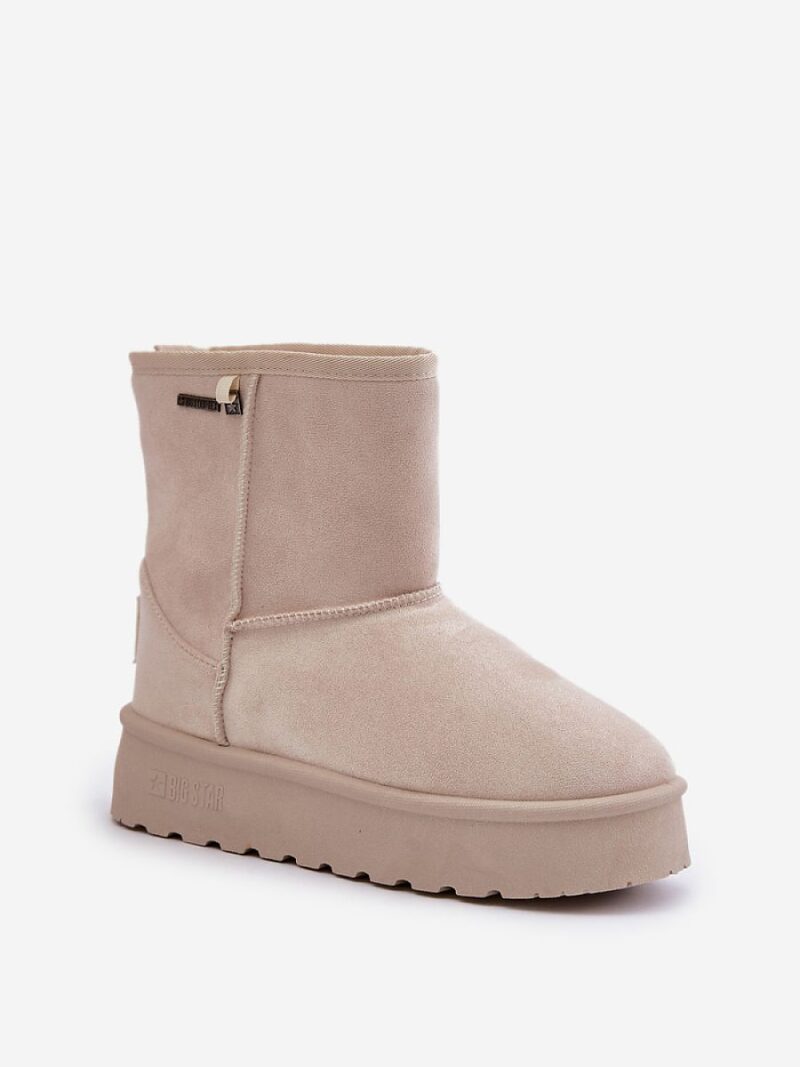 Śniegowce Modele Big Star OO274897 Light Beige - Step in style - obrazek 2
