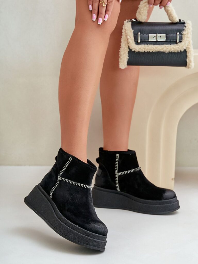 Śniegowce Model Maciejka 06769-01 Black - Step in style