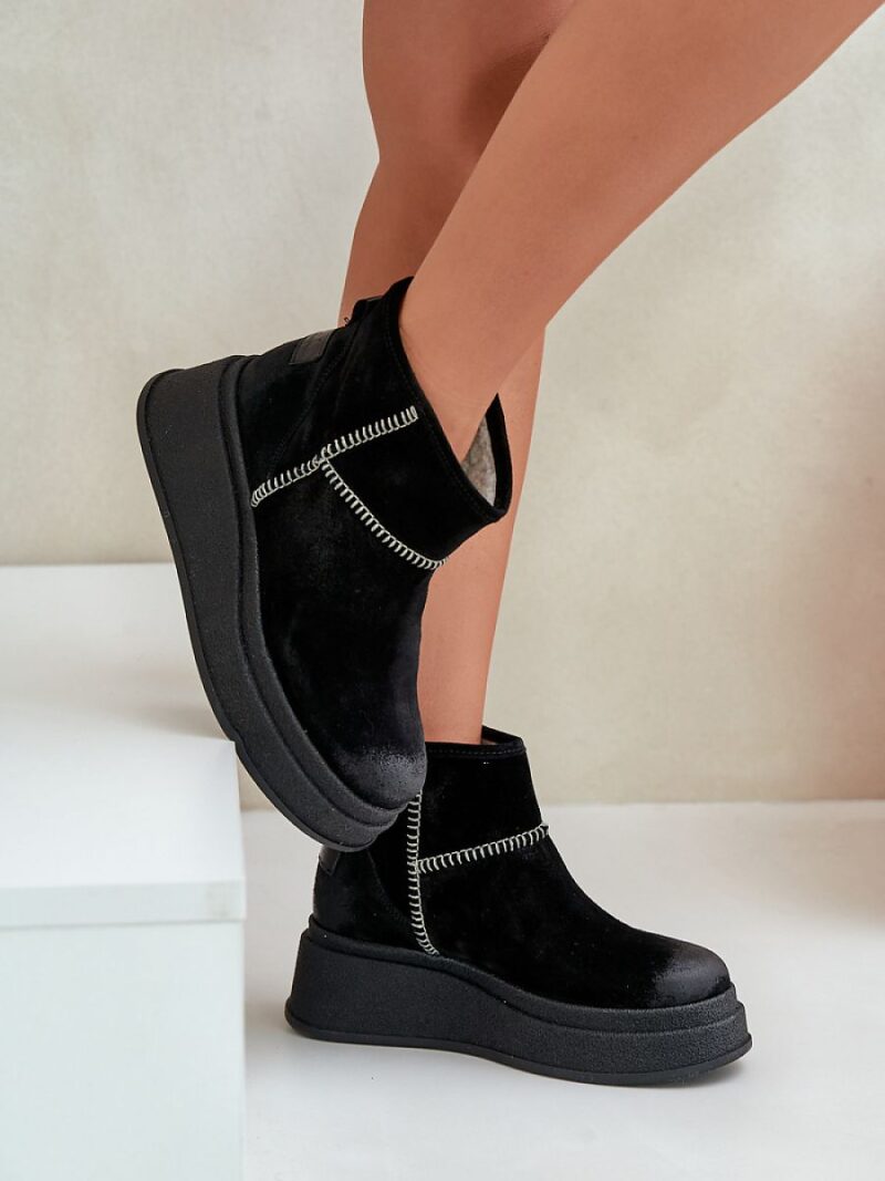 Śniegowce Model Maciejka 06769-01 Black - Step in style - obrazek 3