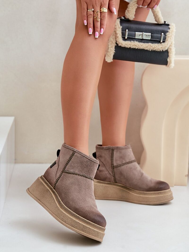 Śniegowce Model Maciejka 06769-02 Dark Brown - Step in style