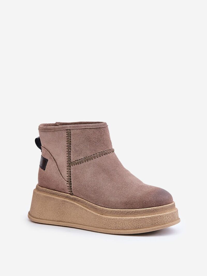 Śniegowce Model Maciejka 06769-02 Dark Brown - Step in style - obrazek 2
