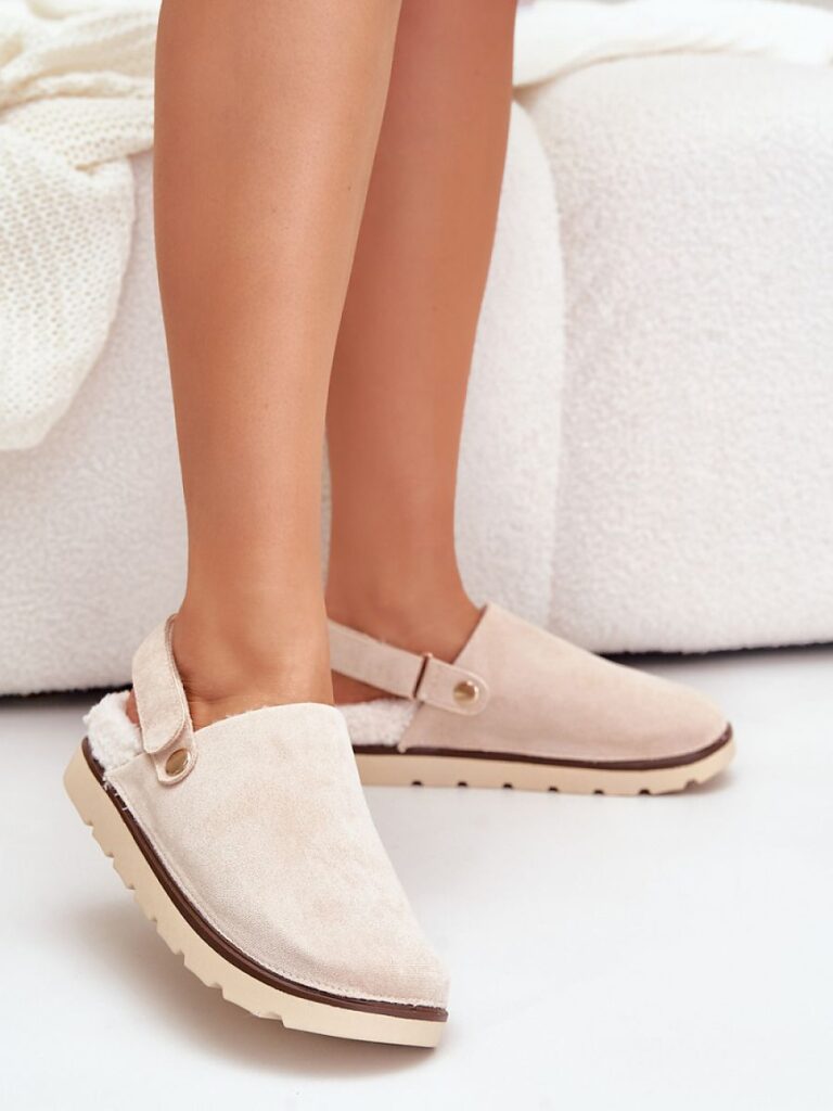 Kapcie Model Sanilora 100-418 Beige - Step in style