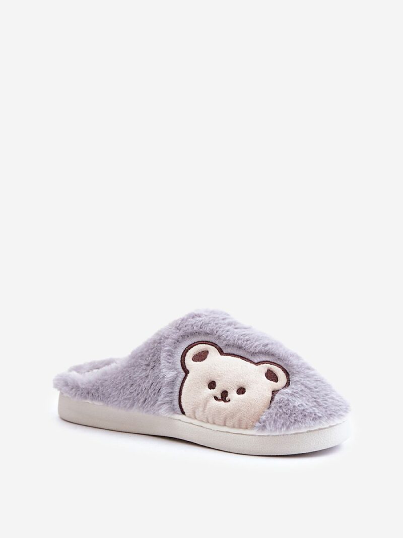 Kapcie Model Fiorinella 24PA98-7540 Grey - Step in style - obrazek 2