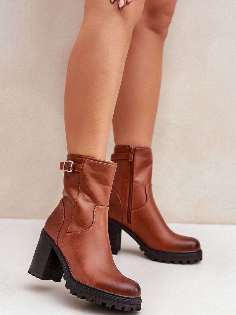 Botki Model Selavia LQ-83 Brown - Step in style