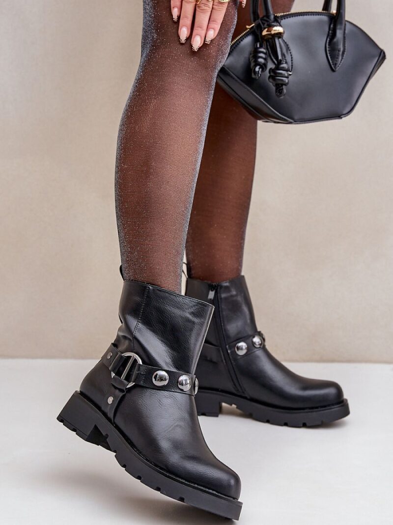 Botki Model Felilania 24BT35-7856 Black - Step in style