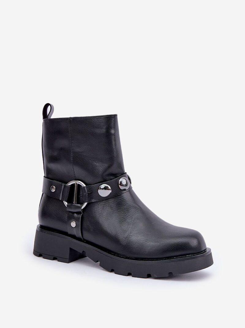 Botki Model Felilania 24BT35-7856 Black - Step in style - obrazek 2