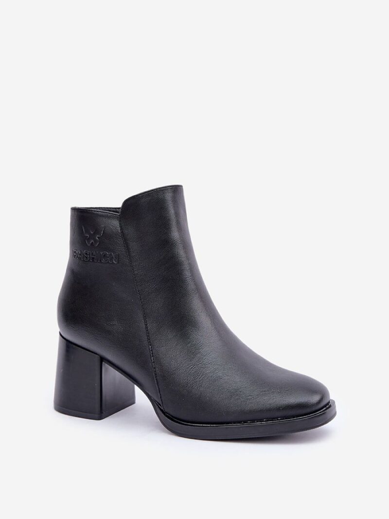 Botki Model Feliveth 24BT02-7970 Black - Step in style - obrazek 2