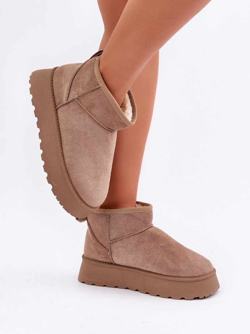 Śniegowce Model Vlivana M563 Dark Beige - Step in style - obrazek 3
