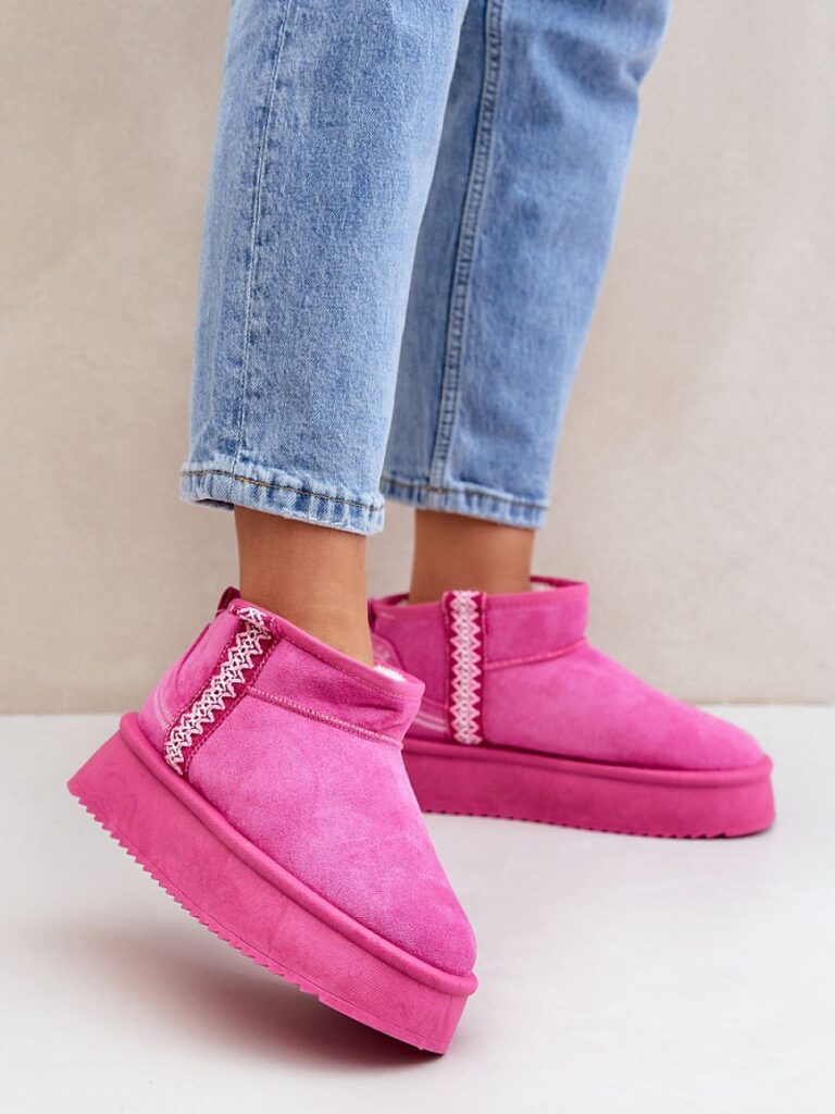 Śniegowce Model Udra UA-1833 Pink - Step in style