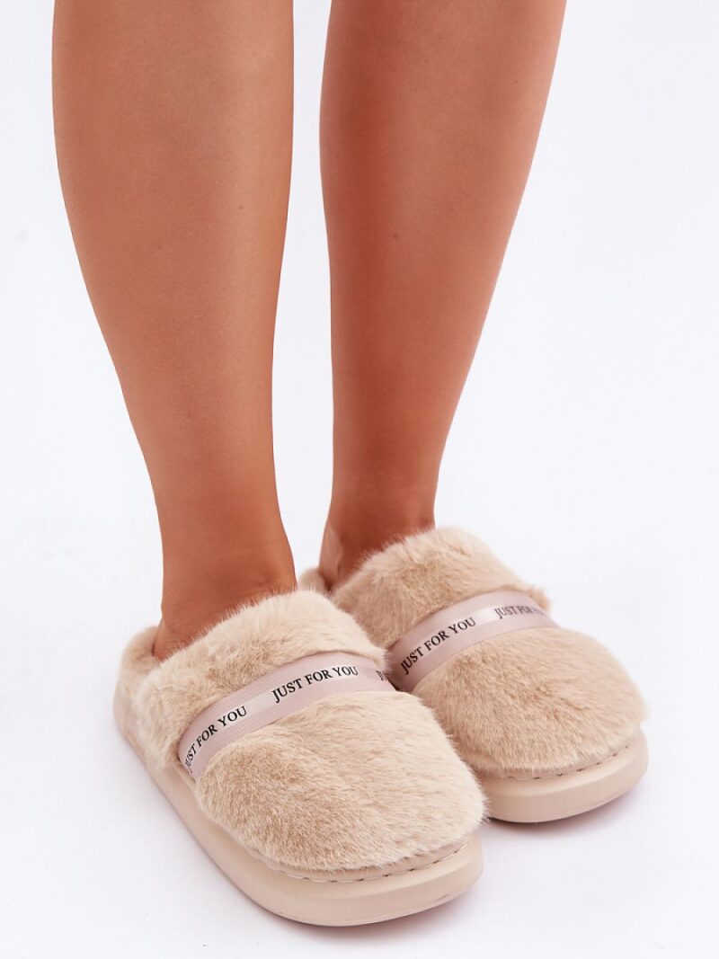 Kapcie Model Savalithea FA-198 Beige - Step in style