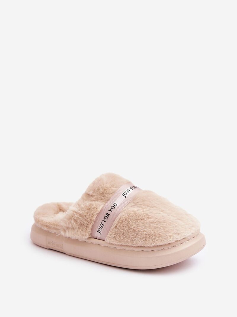 Kapcie Model Savalithea FA-198 Beige - Step in style - obrazek 2