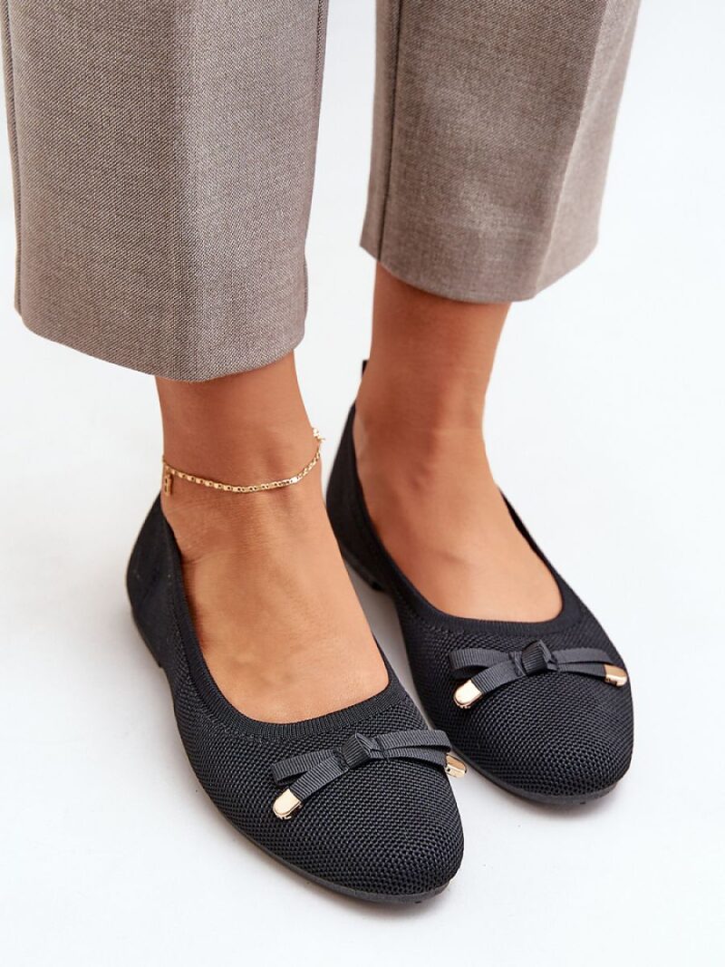 Baleriny Model Bianila CB130 Black - Step in style - obrazek 3