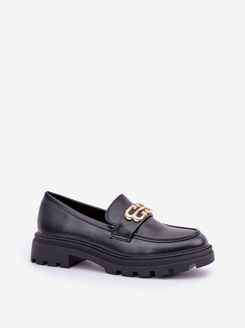Mokasyny Model Trionna CM09P Black - Step in style - obrazek 2