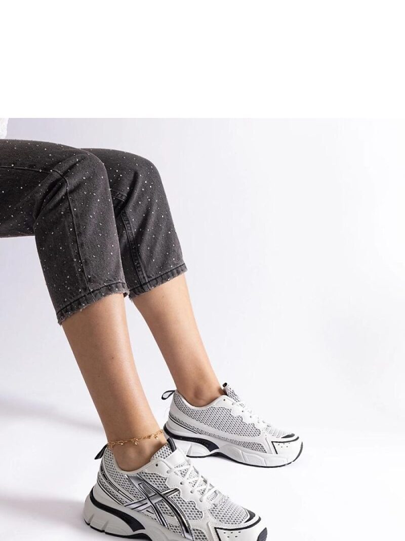 Czarne sportowe sneakersy damskie Ondina - Solea