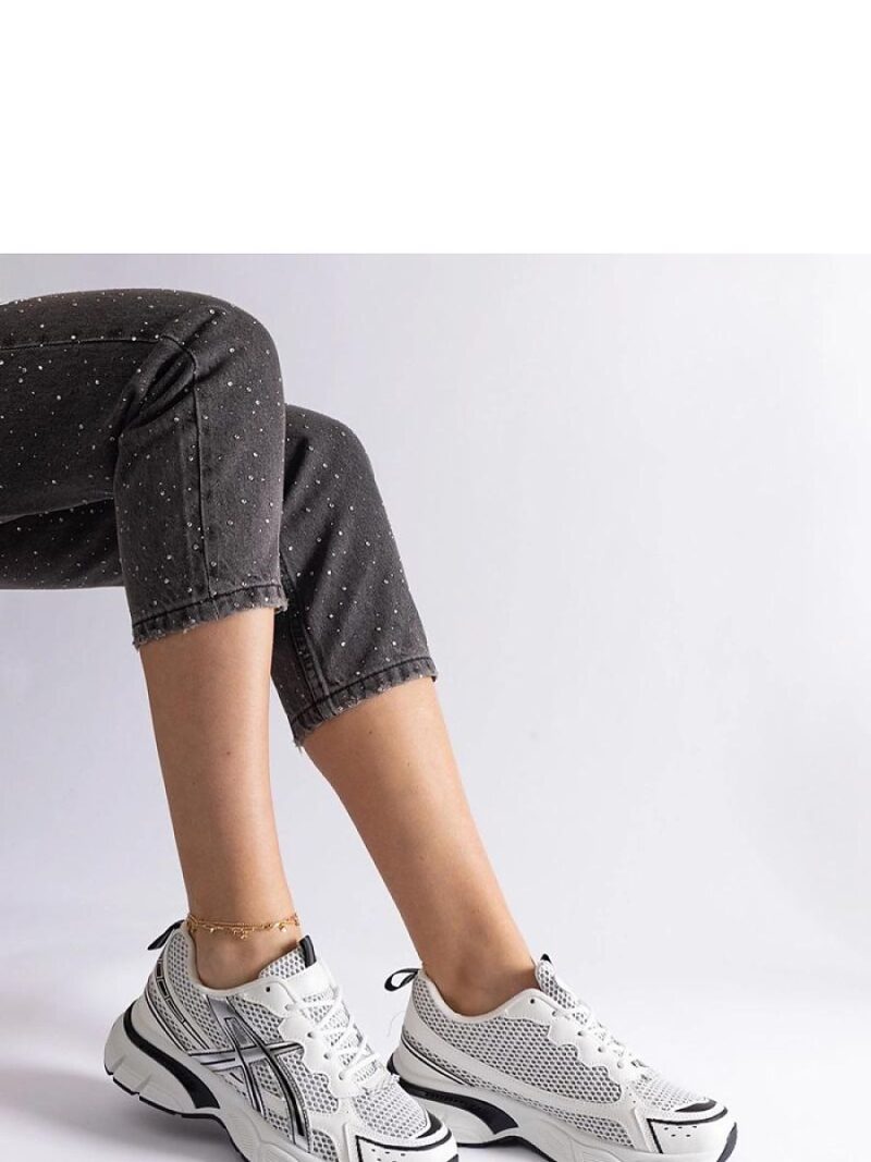 Czarne sportowe sneakersy damskie Ondina - Solea - obrazek 3