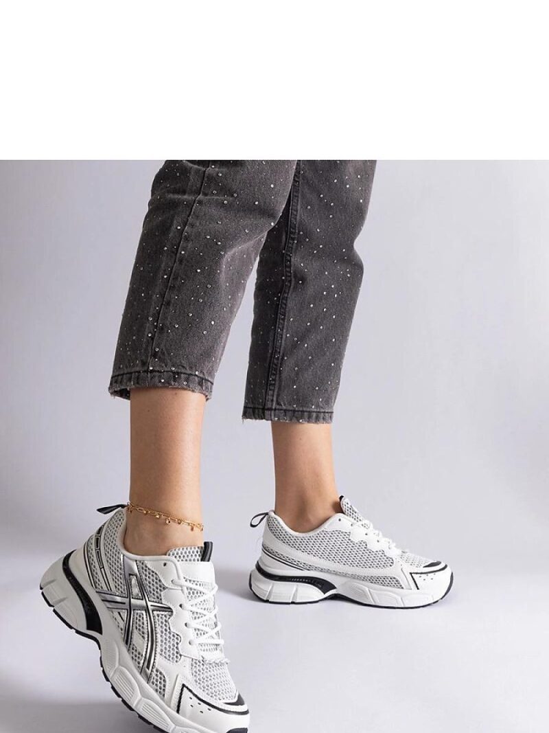 Czarne sportowe sneakersy damskie Ondina - Solea - obrazek 4