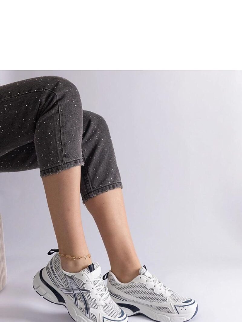 Niebieskie sportowe sneakersy damskie Ondina - Solea - obrazek 3