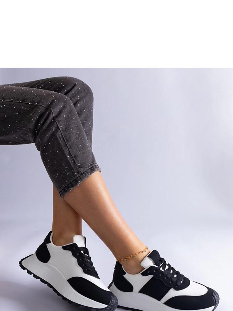 Czarne sneakersy na platformie Cremorna - Solea