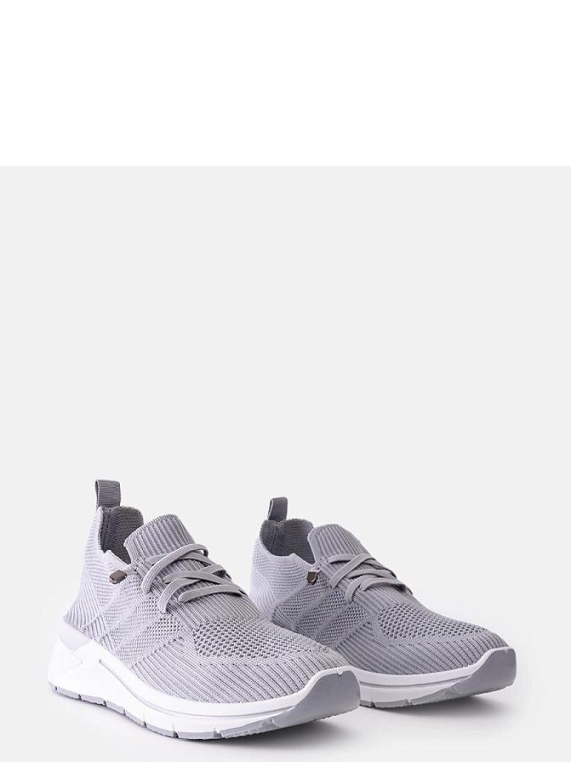 Szare wsuwane sneakersy Gaberla - Solea - obrazek 2